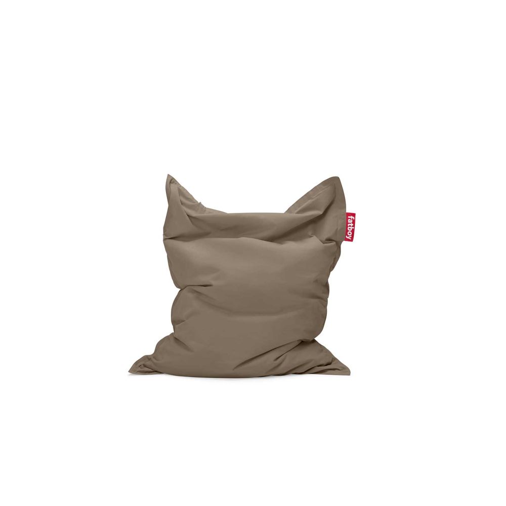 Pouf gris taupe Fatboy doux Pouf gris taupe Fatboy doux