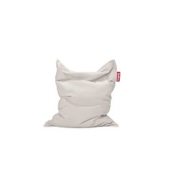 Pouf coton gris argent Fatboy