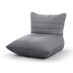 Pouf Tango sitting point gris moyen