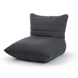 Pouf Tango Canvas gris anthracite