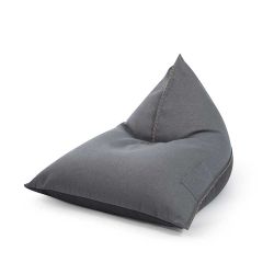 Pouf Calyspo Canvas gris moyen