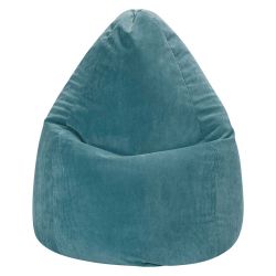 pouf grand xl bleu