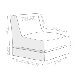 schéma Twist Scuba khaki