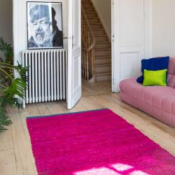 Tapis rose flashy