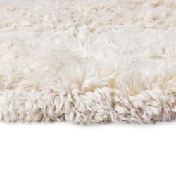 tapis hk living rond blanc