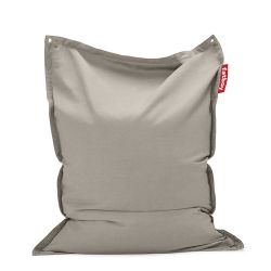 Pouf piscine gris taupe