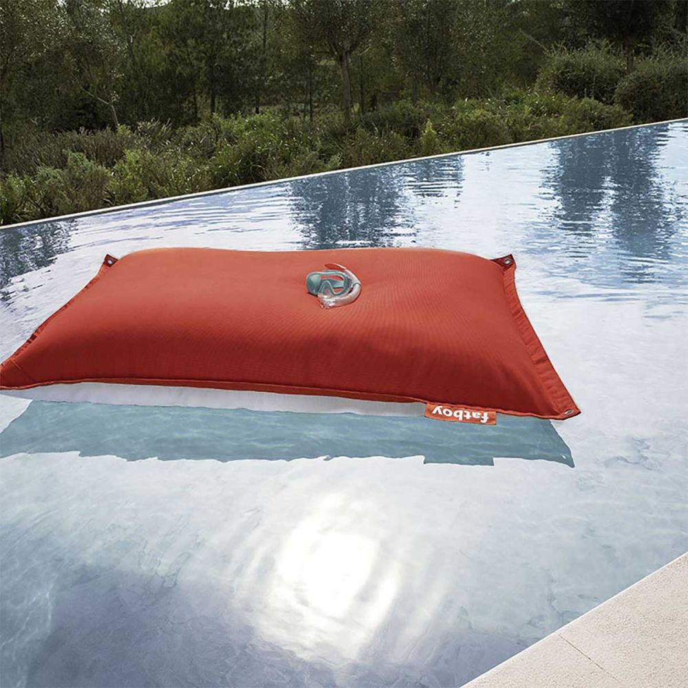 Pouf piscine rouge Pouf piscine rouge