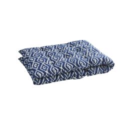 Matelas bleu en coton pliable