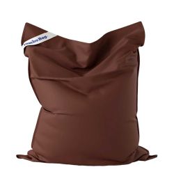 Pouf marron intérieur et extérieur