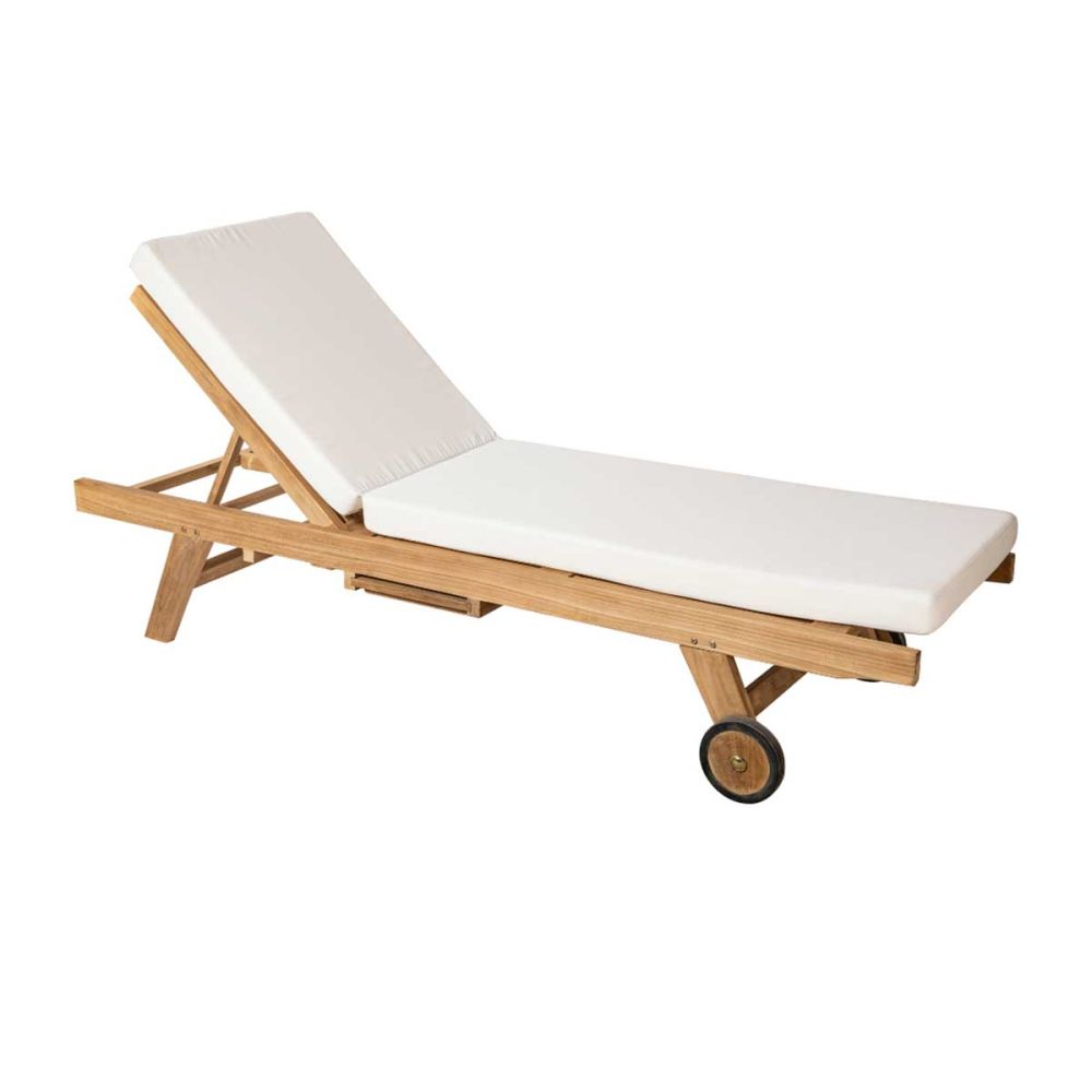 Bain de soleil en teck Bain de soleil en teck