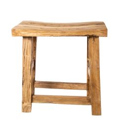 Tabouret en bois brut