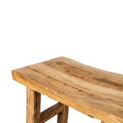 Tabouret d intérieur en bois brut