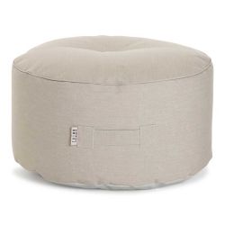 Pouf rond beige d exterieur