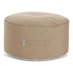 Pouf rond camel pour exterieur