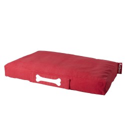 Coussin chien rouge