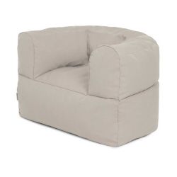 Fauteuil exterieur confortable beige