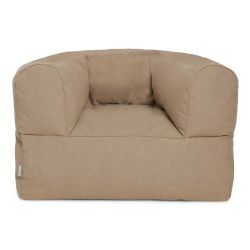 Fauteuil lounge camel