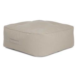 Pouf banquette beige