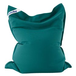Grand pouf vert émeraude