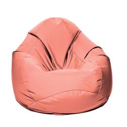 Pouf poire orange pêche