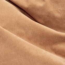 Pouf en matières recyclées marron