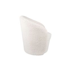 mobilier indoor pouf blanc