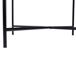Table noire de salon petite