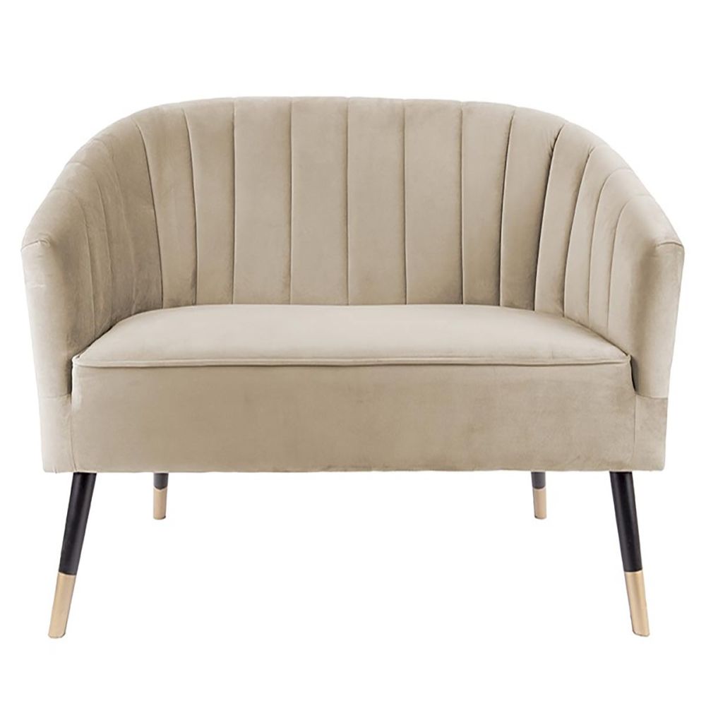 Canapé velours beige Canapé velours beige