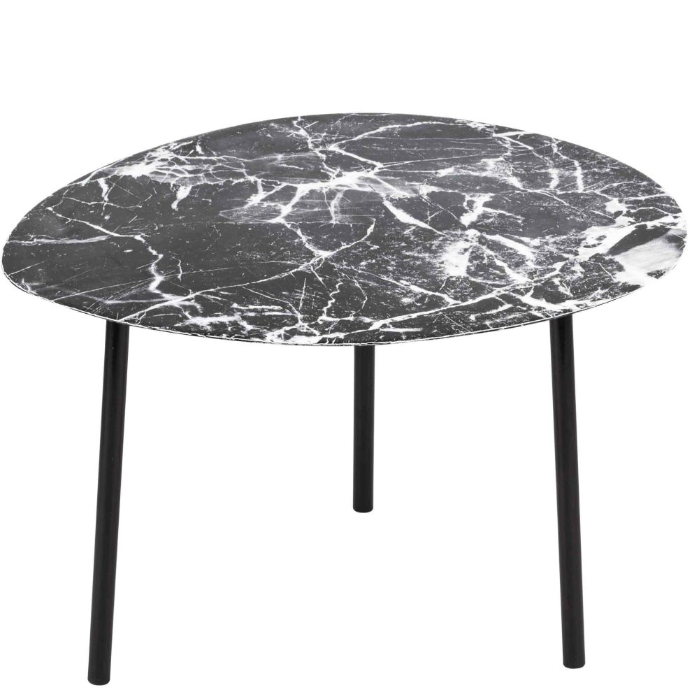 Table d'appoint imitation marbre Table d'appoint imitation marbre