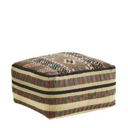 Pouf en matière recyclé