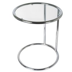 Table d'appoint transparente