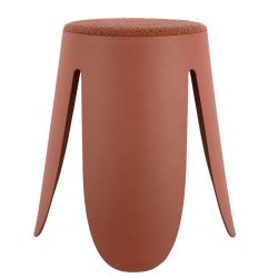 tabouret orange foncé