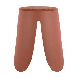 tabouret rouge terracotta