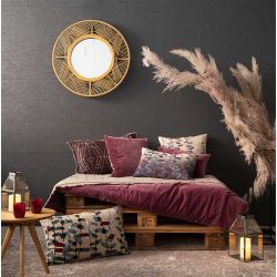 plaid violet lilas foncé