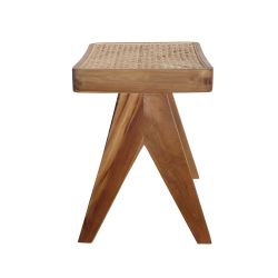 Tabouret teck