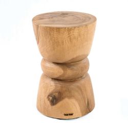 Tabouret ou table d appoint en bois massif