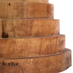 Tabouret mazu en bois