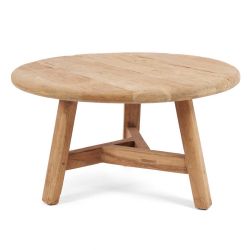 Table basse ronde en bois