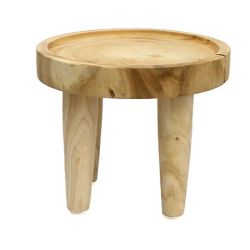 petite table ronde bois massif