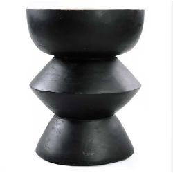 Table ou tabouret Kulun noir