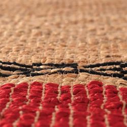 Tapis rectangulaire jute