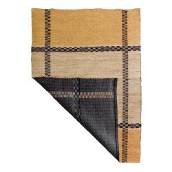 Tapis jute et ocre160x230