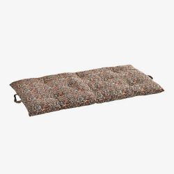 Matelas en coton rouge et noir
