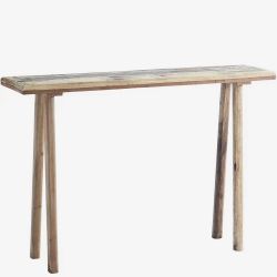 console haute en bois un plateau