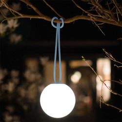 Lampe bleue pour jardin et terrasse