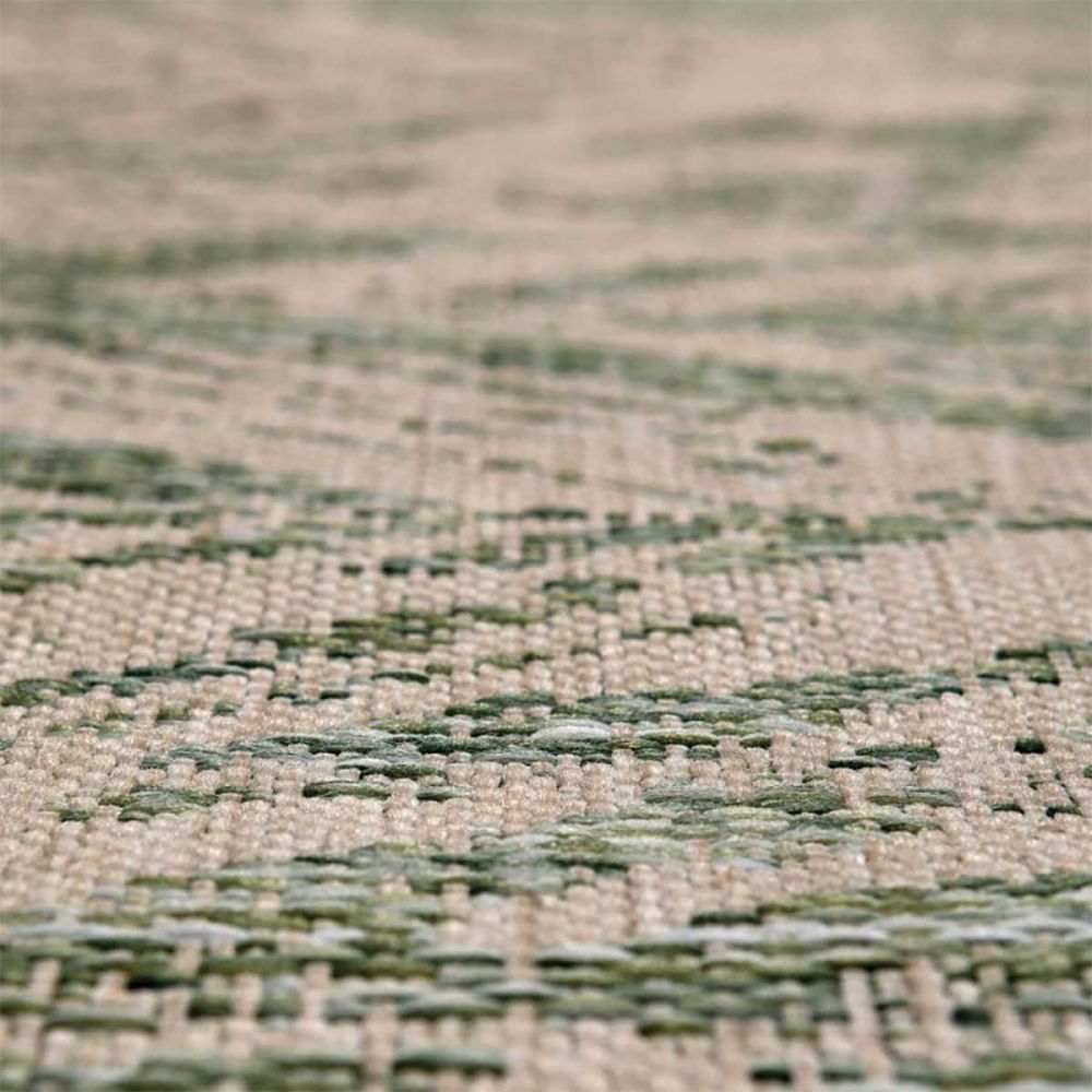Tapis extérieur Evora vert agave rectangulaire Tapis extérieur Evora vert agave rectangulaire