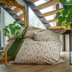 Pouf géant imprimé fleurs