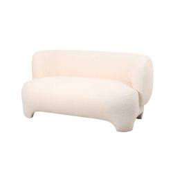Canapé teddy blanc cassé