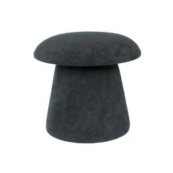 Pouf champignon  teddy noir