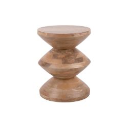 Table totem en manguier clair